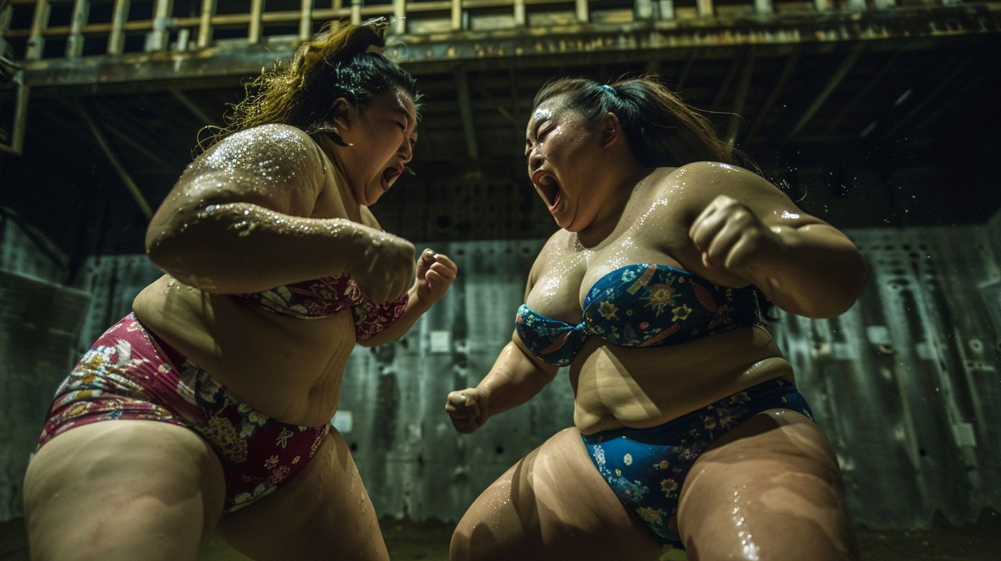 今日の女相撲画像　大阪府　大阪狭山市　2024年06月15日　女相撲　画像