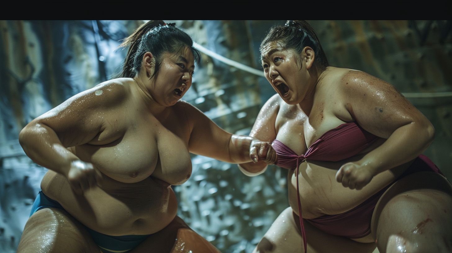 今日の女相撲画像 石川県 野々市市 2024年08月18日 地下女子相撲 画像