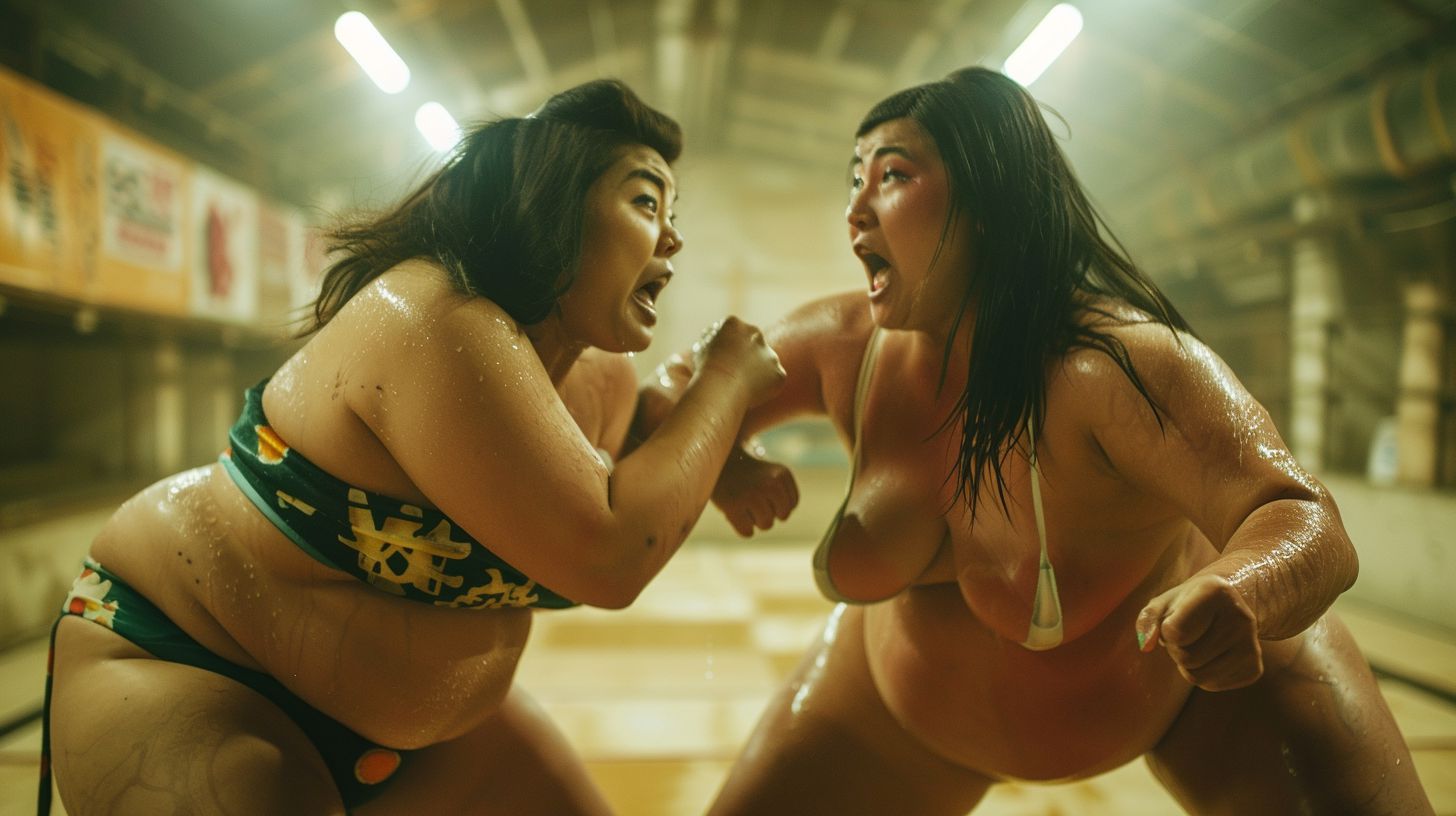 今日の女相撲画像　岩手県　一関市　2024年09月16日　地下女子格闘技　画像