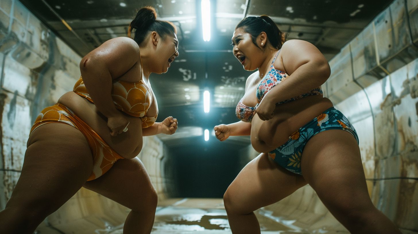 今日の女相撲画像　高知県　高知市　2024年10月29日　地下女子格闘技　画像