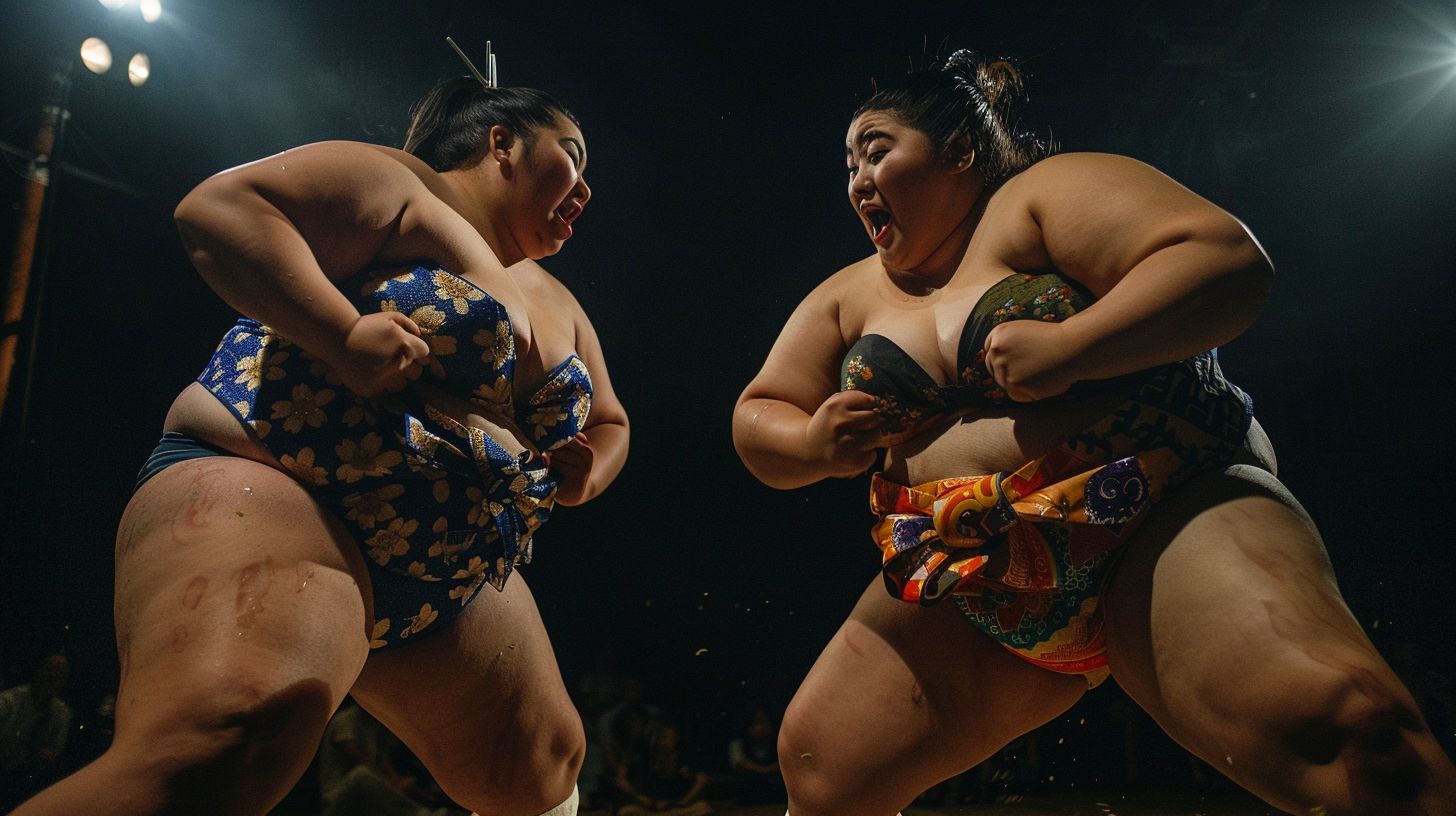 今日の女相撲画像　福島県　二本松市　2024年12月19日　女子相撲　画像