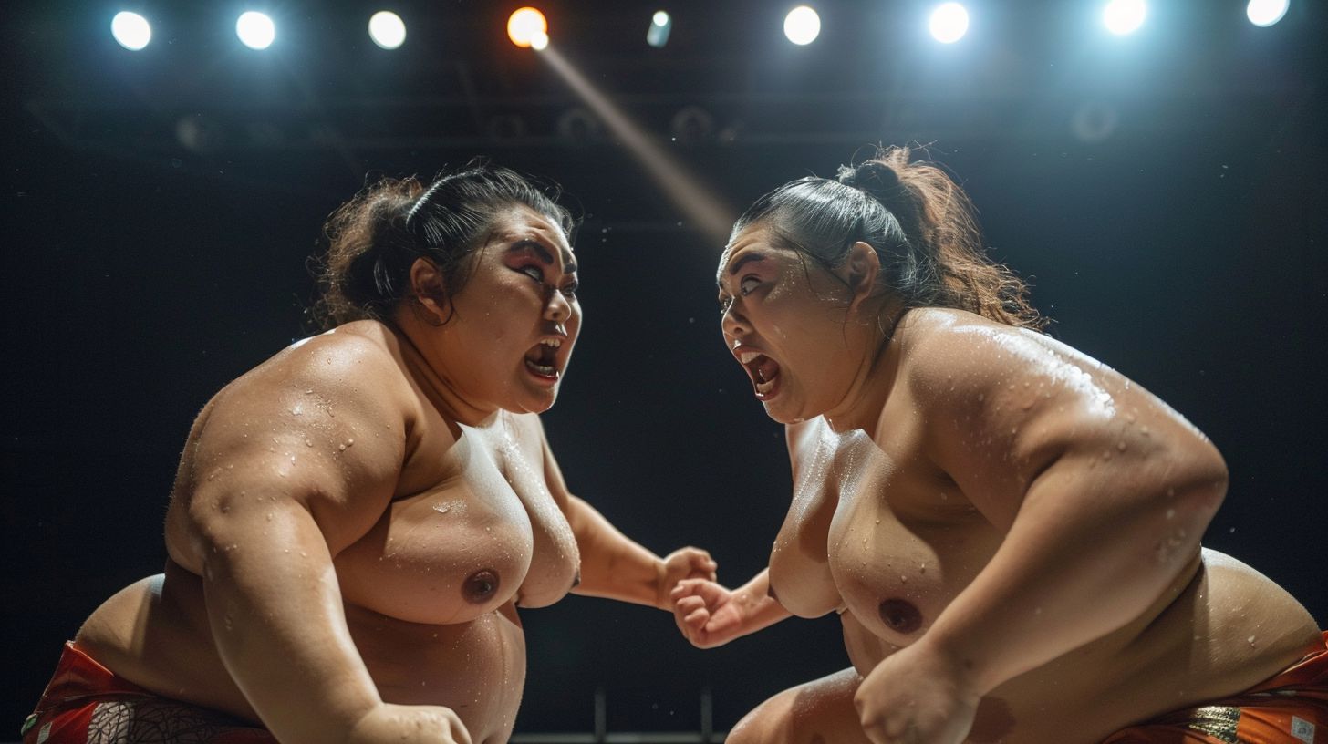 今日の女相撲画像 山梨県 甲府市 2025年01月08日 キャットファイト 画像
