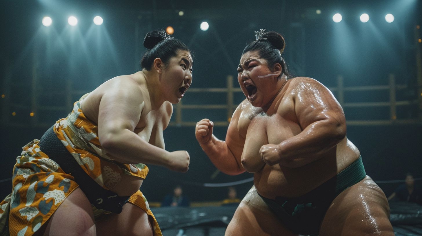 今日の女相撲画像　島根県　浜田市　2025年03月24日　女相撲　画像