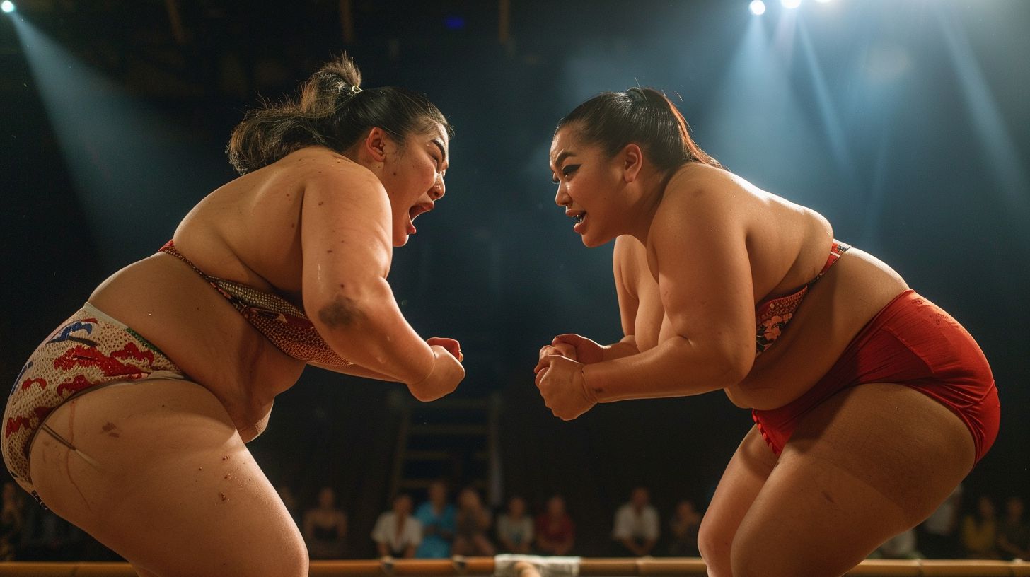 今日の女相撲画像　東京都　武蔵野市　2025年05月01日　地下女子格闘技　画像