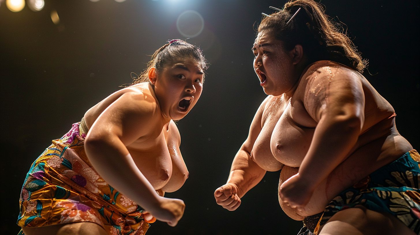今日の女相撲画像　埼玉県　行田市　2025年05月25日　キャットファイト　画像