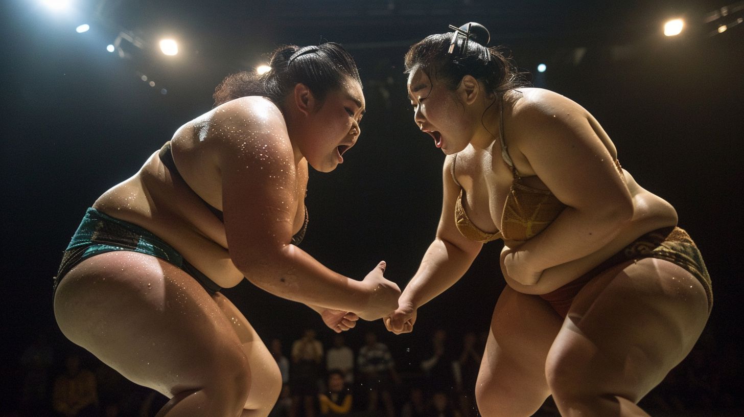 今日の女相撲画像　北海道　千歳市　2025年06月20日　キャットファイト　画像