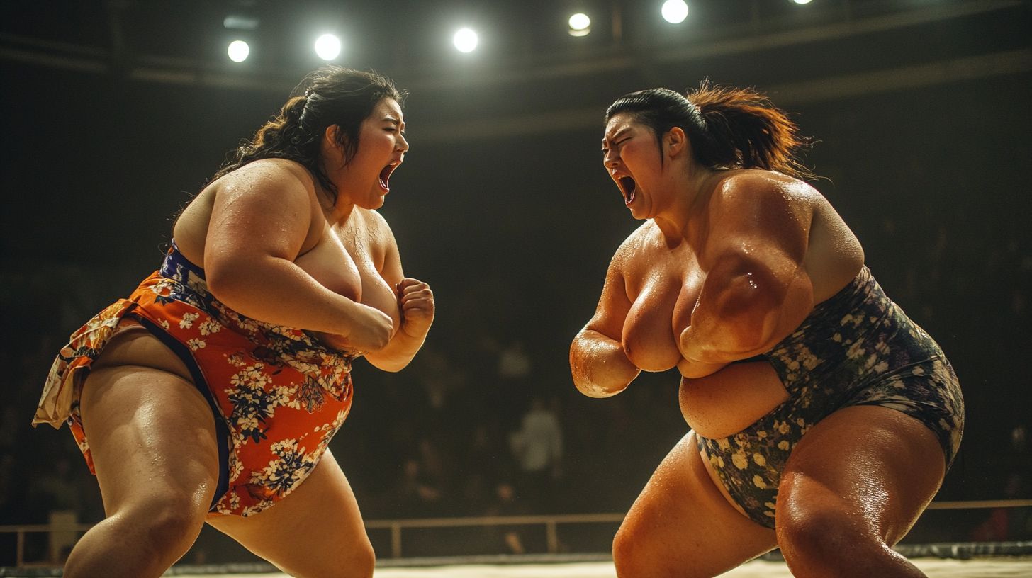 今日の女相撲画像　東京都　中野区　2025年08月16日　地下女子相撲　画像