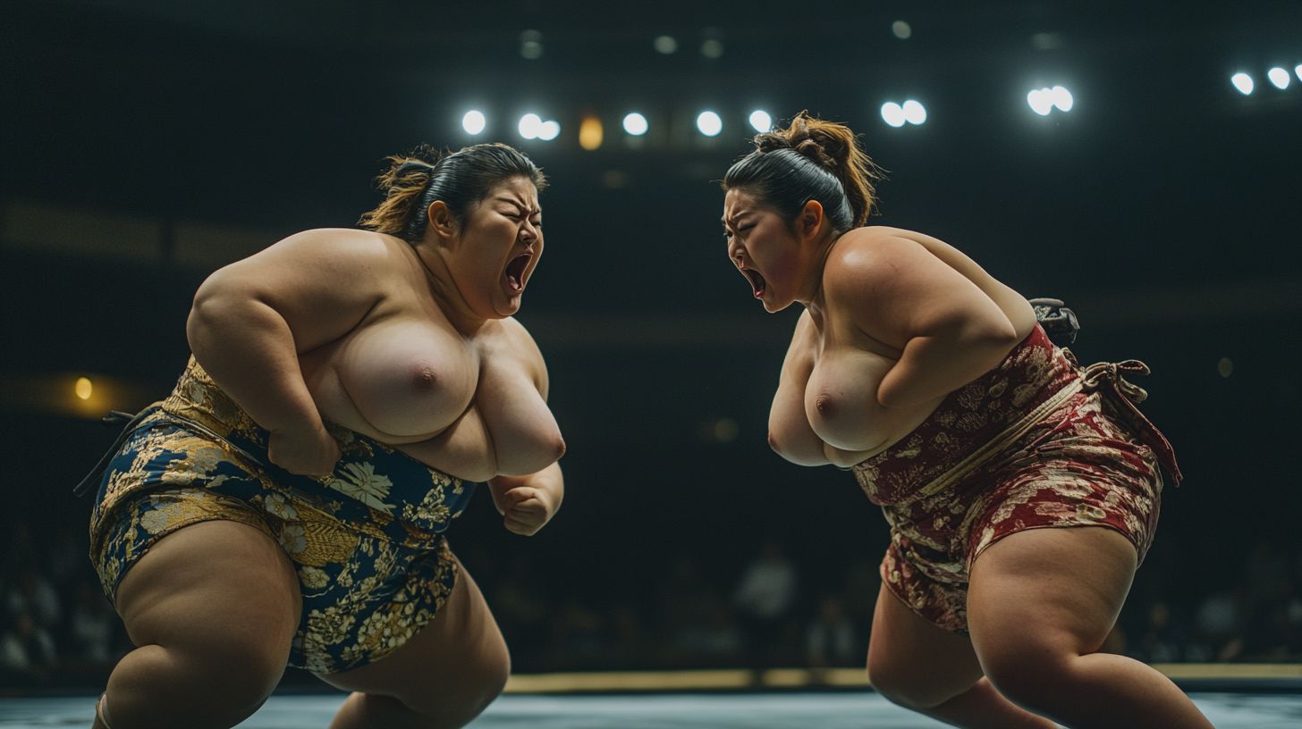 今日の女相撲画像　群馬県　伊勢崎市　2025年08月18日　地下女子相撲　画像