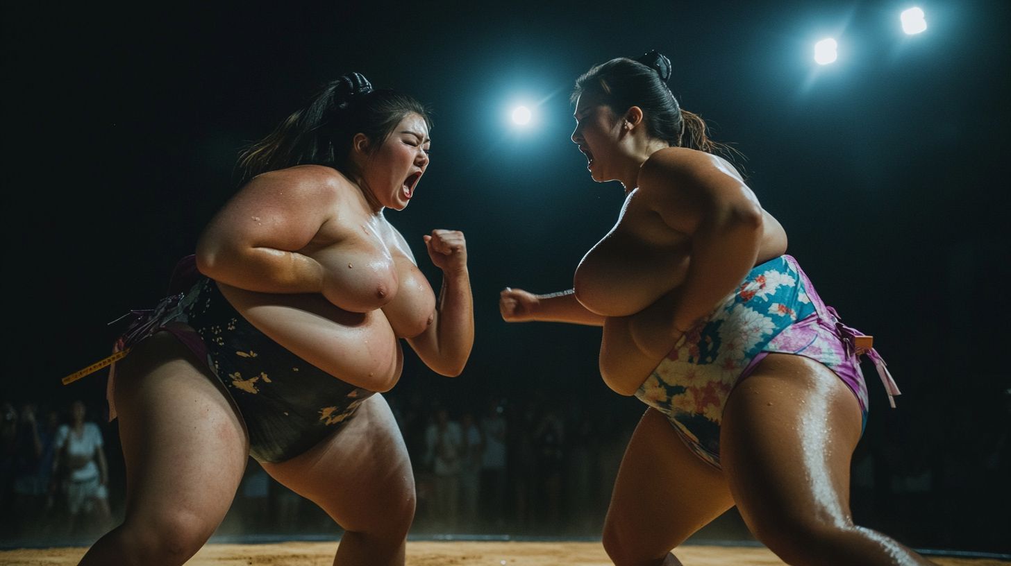 今日の女相撲画像　神奈川県　大和市　2026年02月28日　キャットファイト　画像