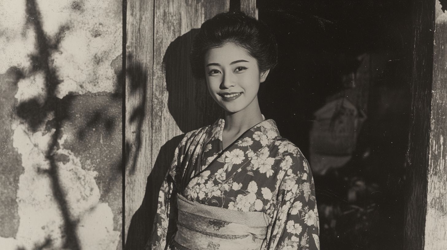 風に流れる花の香り　物思いにふけるような　画像