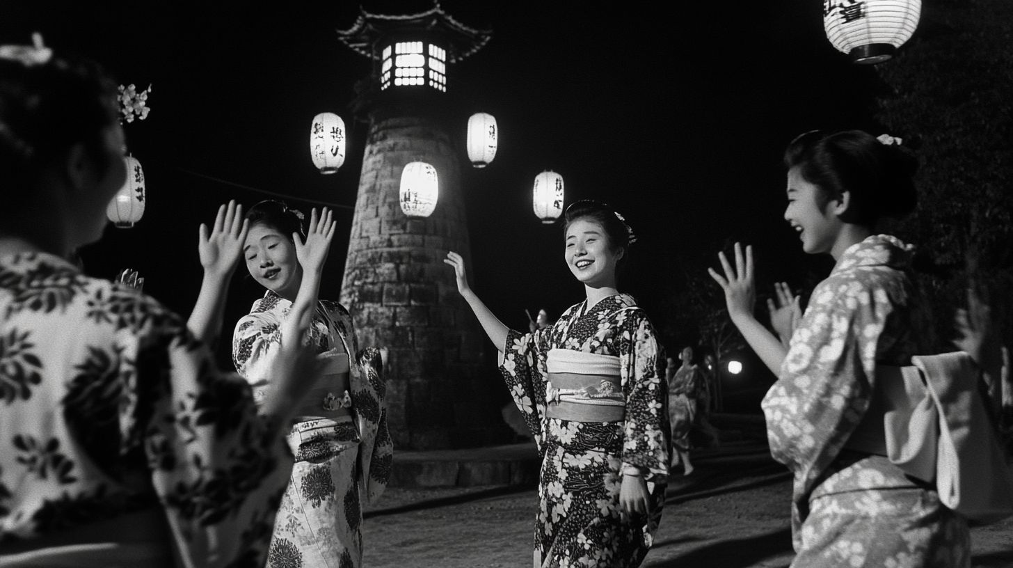 湿った夜の空気　仄暗い　画像
