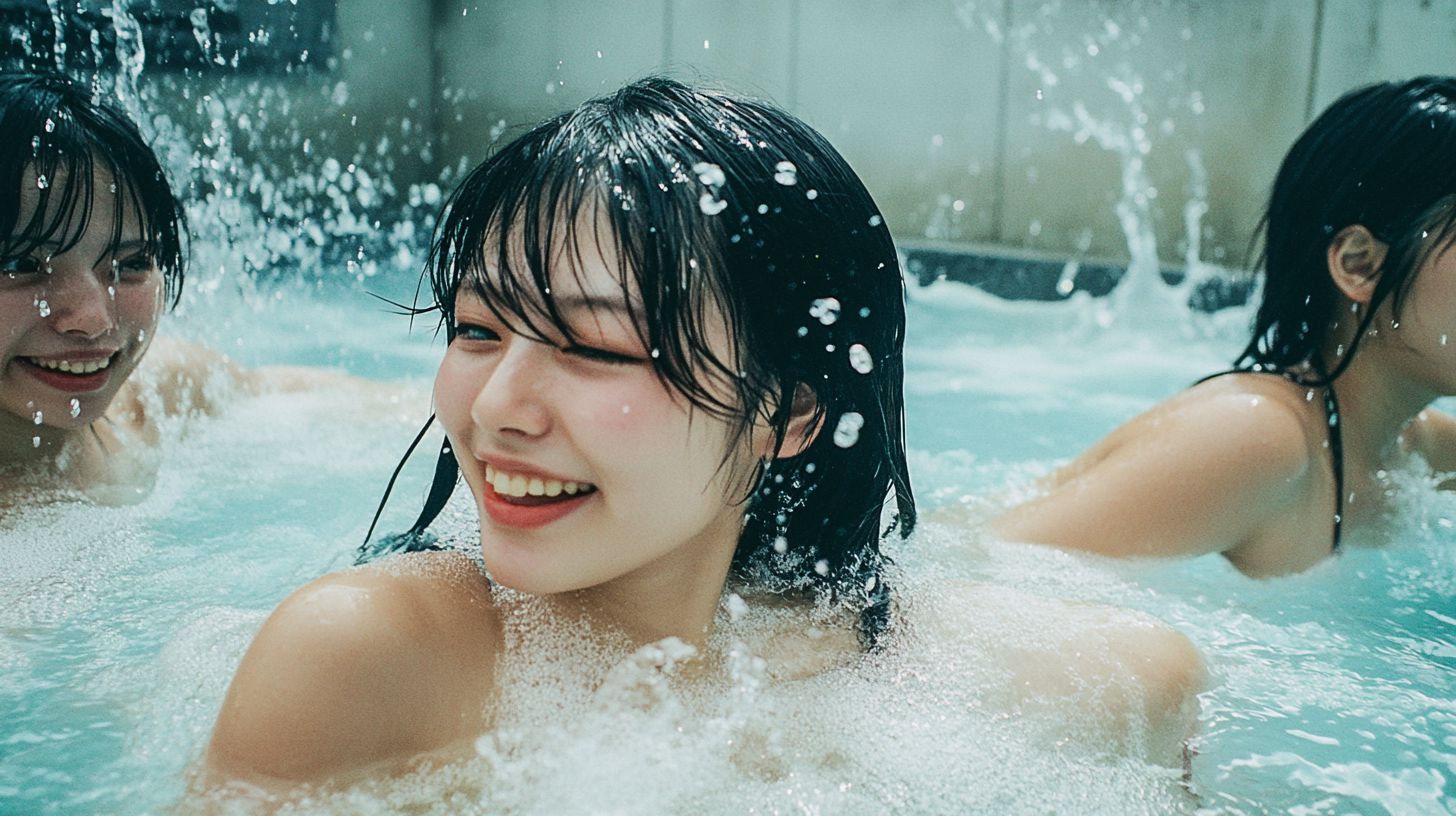 女子高生風のプール×制服限定シリーズ　サムネイル画像