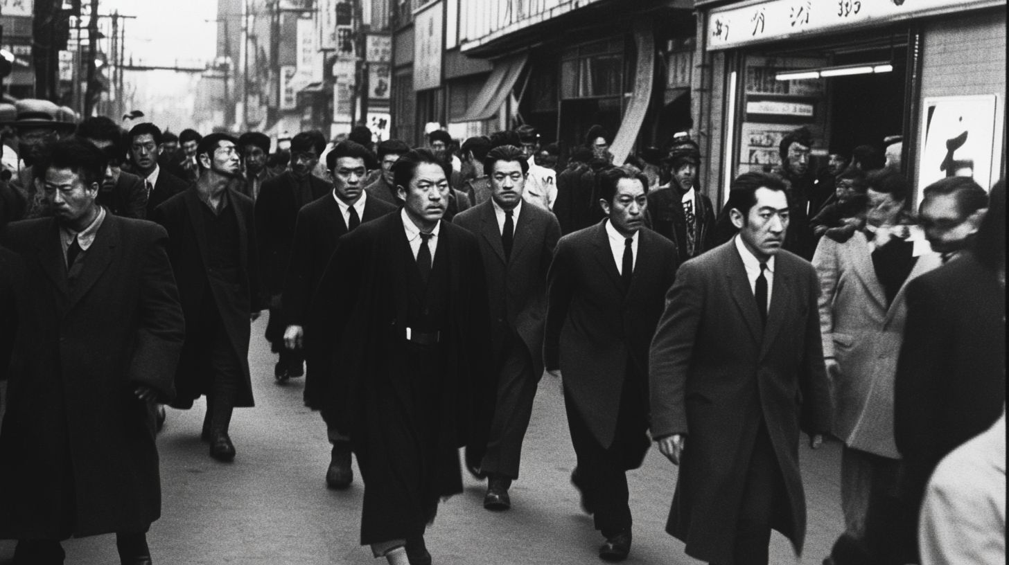 にじむネオンの光　どこか寂しい　画像