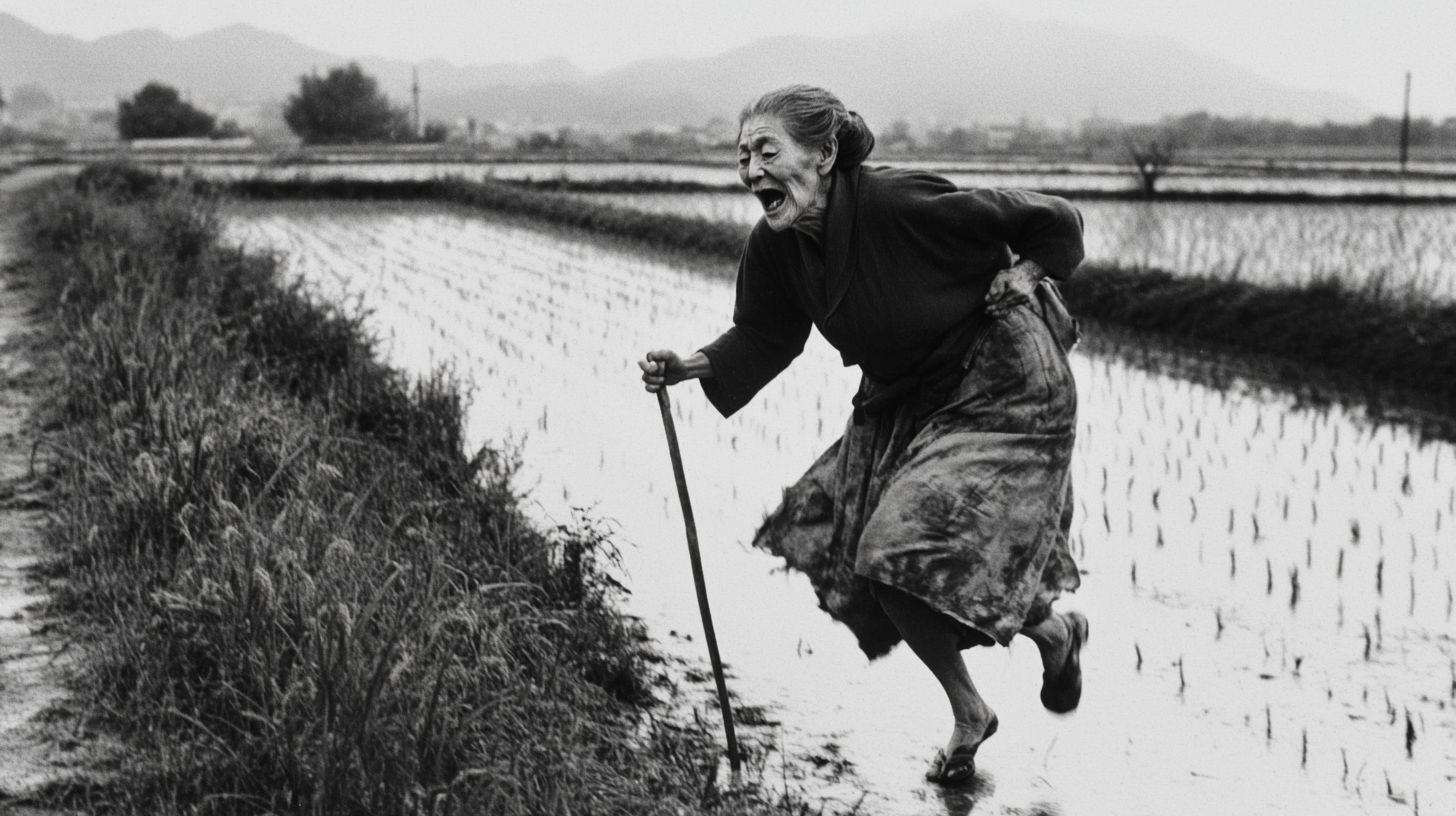 雨音が地面に広がる 少し怖い 画像