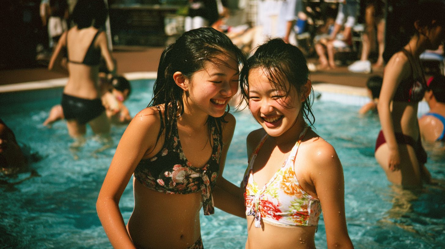 美乳女子の逆さ撮り風スカートチラ動画動画のサムネイル