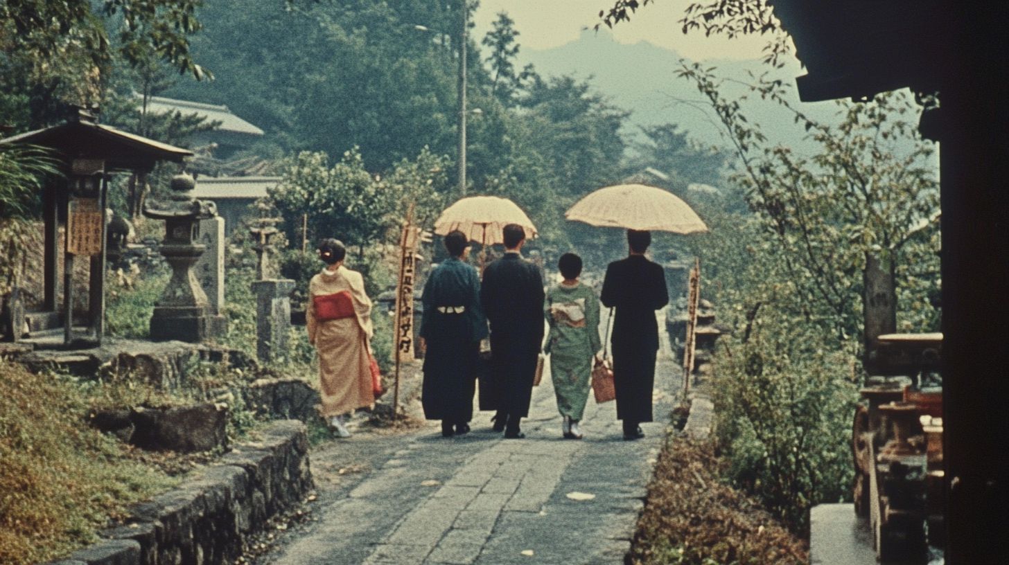雨粒が光を散らす　哀愁を帯びた　画像