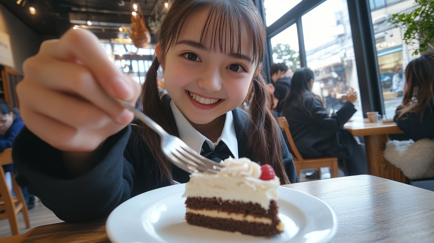 喫茶店デート画像 埼玉県 朝霞市 2025年03月23日 美少女デート 画像
