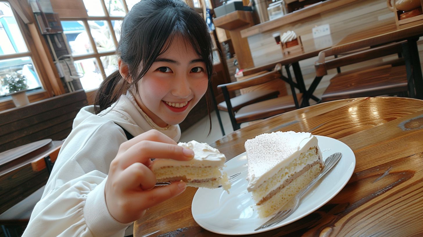 美少女デート画像　千葉県　野田市　2025年06月25日　喫茶店デート　画像
