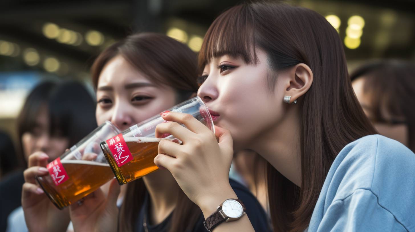 酔っ払い泥酔女子　大阪府　吹田市　2024年03月10日　酔っ払い泥酔女性画像