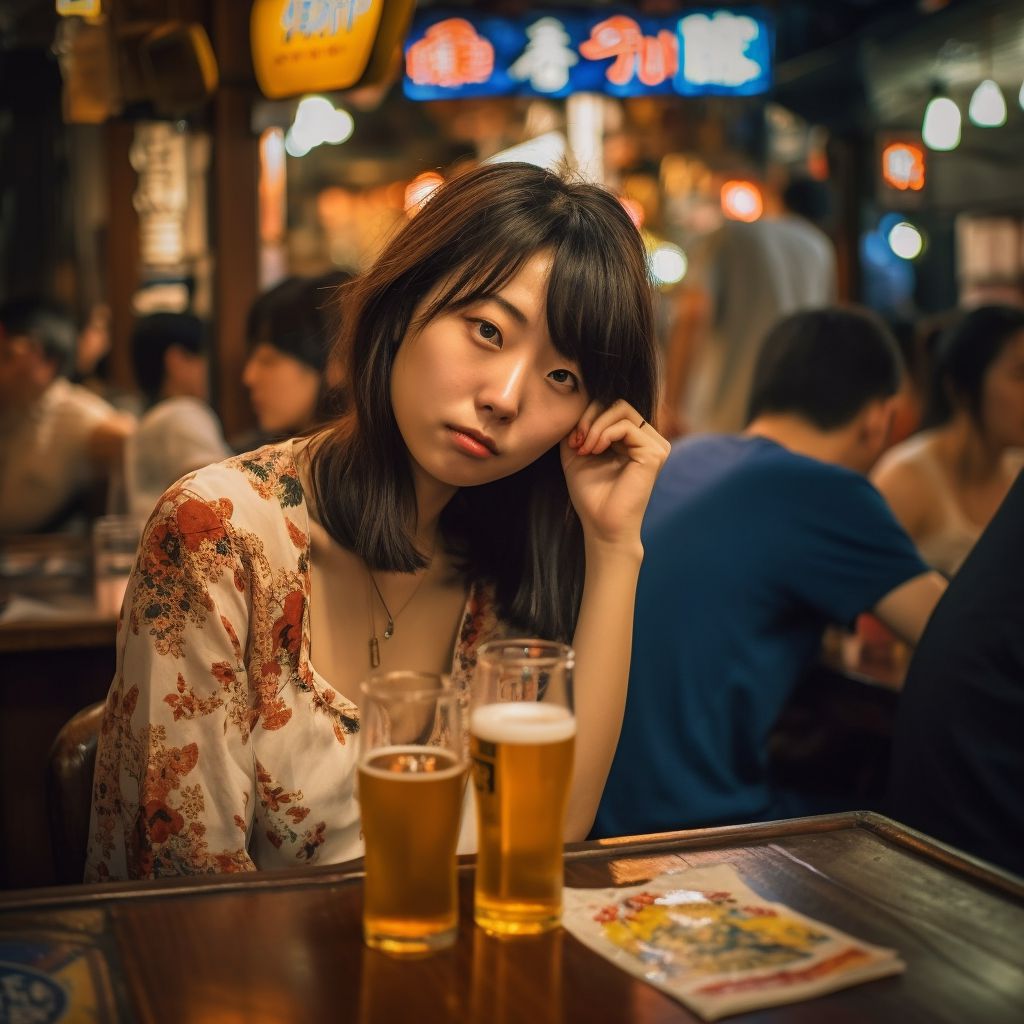 酔っ払い泥酔女子　大阪府　池田市　2024年10月03日　酔っ払い泥酔女性画像