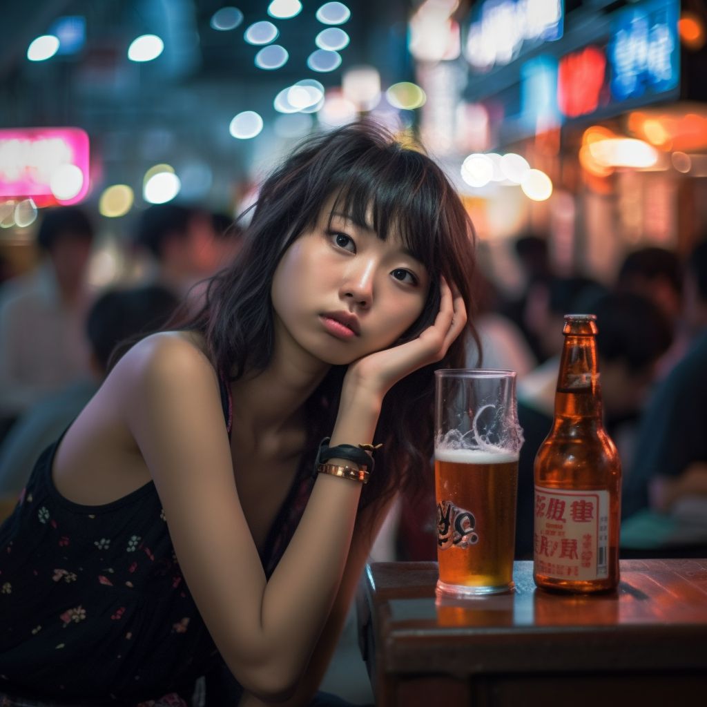 酔っ払い泥酔女子　埼玉県　川越市　2024年10月09日　酔っ払い泥酔女性画像