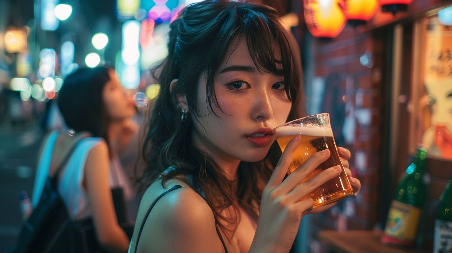 酔っ払い泥酔女子　茨城県　牛久市　2025年12月18日　酔っ払い泥酔女性画像