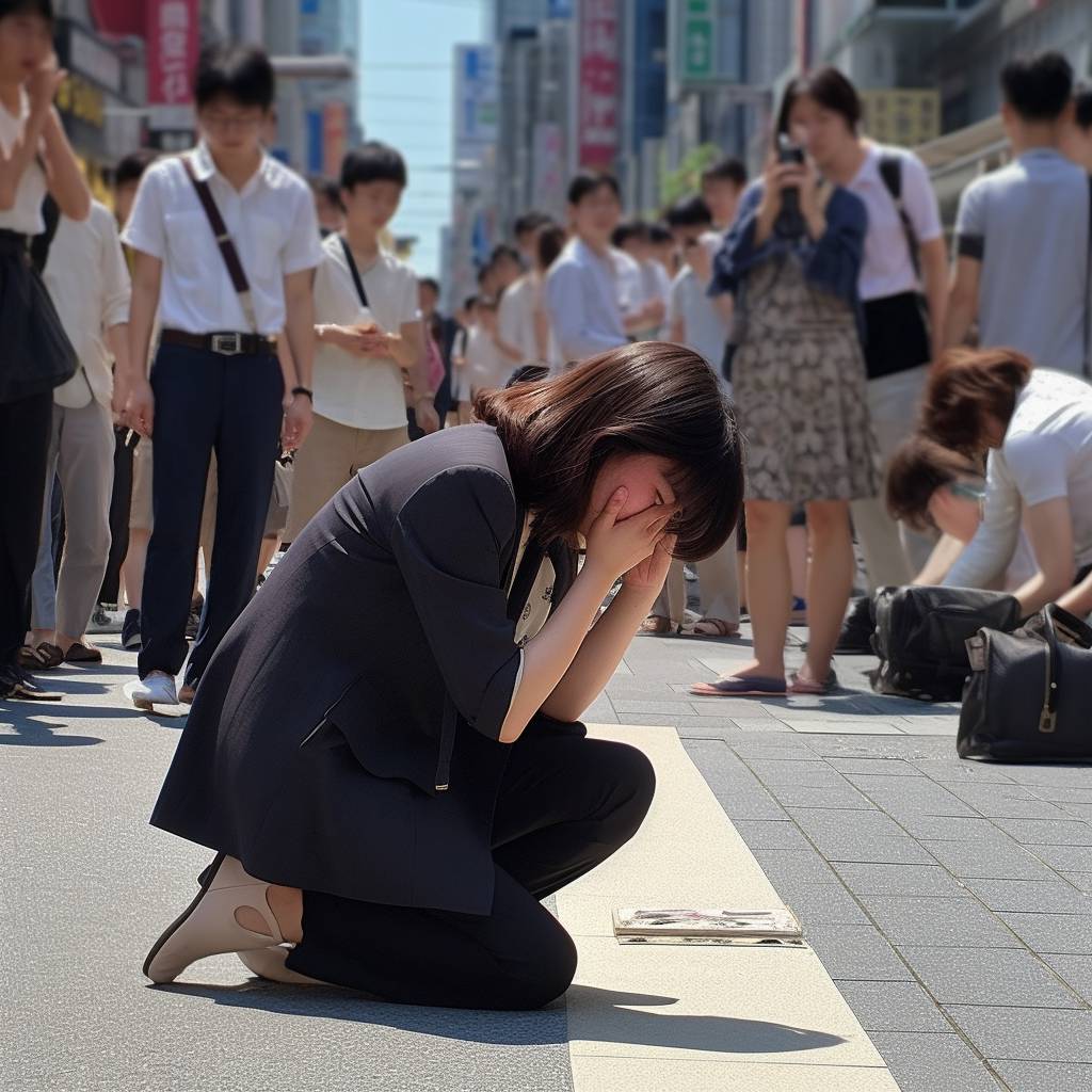 土下座女子　新宿　2023年04月07日 画像01