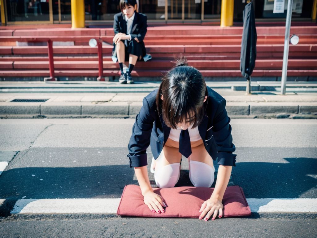 土下座女子　大分県　佐伯市　2025年05月21日　土下座画像
