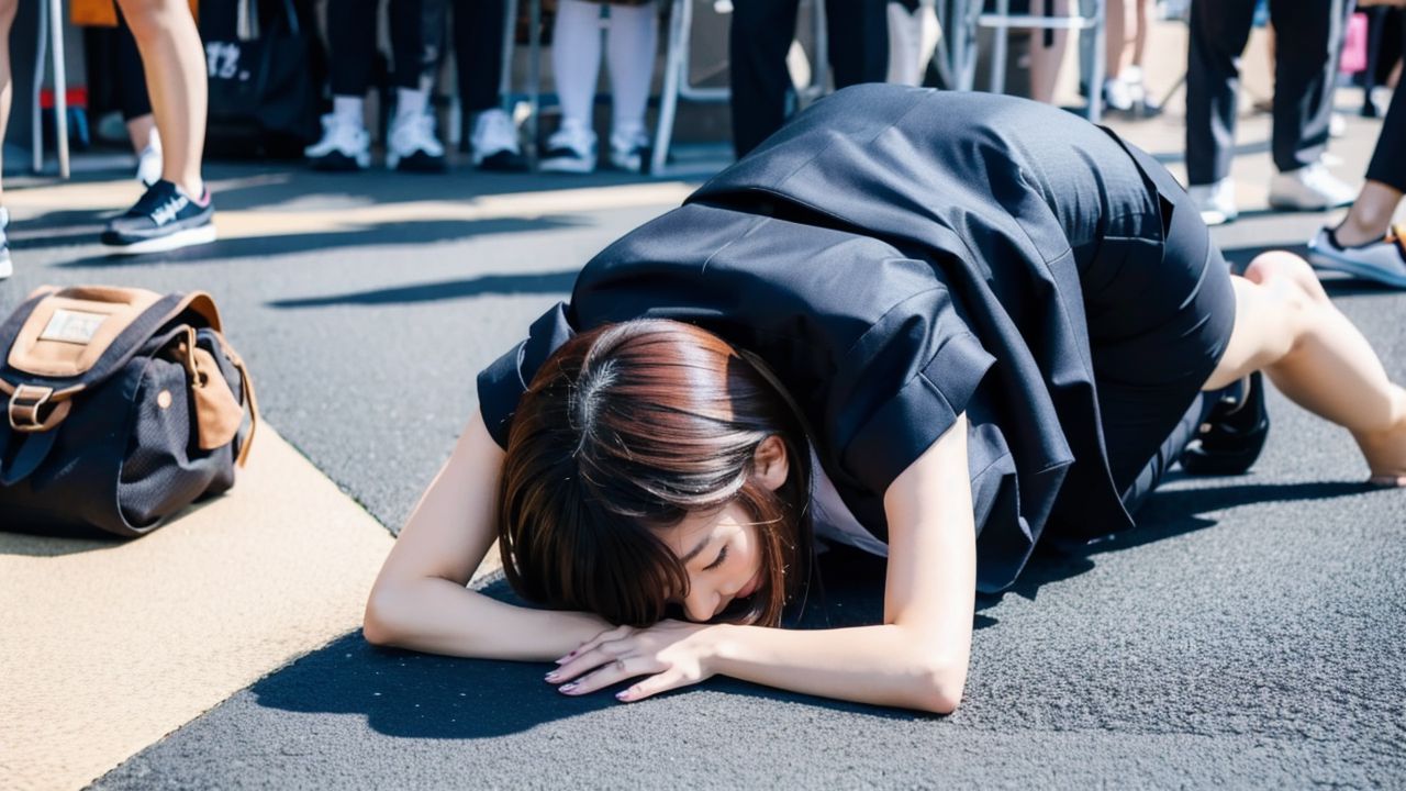 土下座女子　岐阜県　土岐市　2026年04月25日　土下座画像