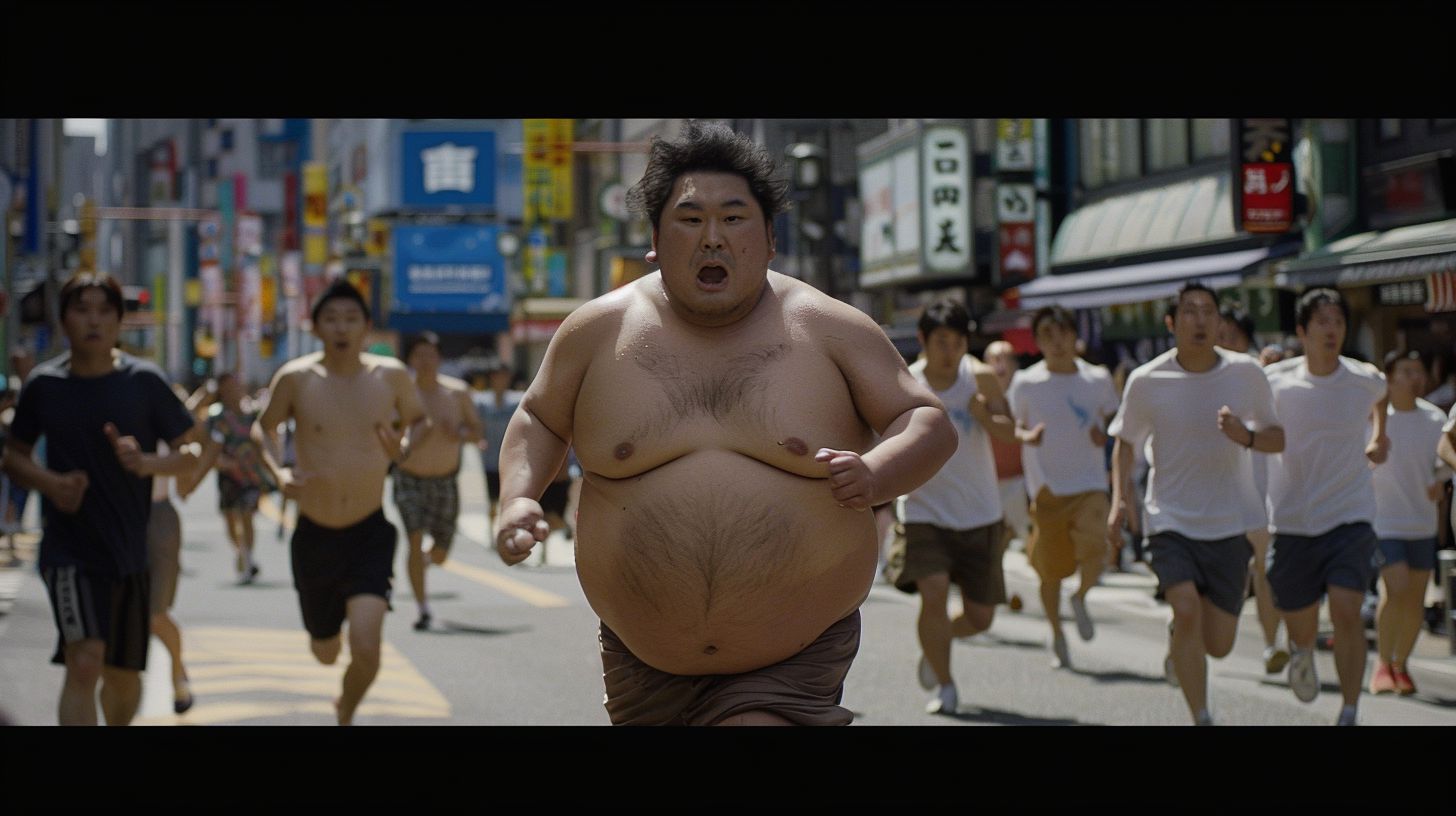 太った男　東京都　立川市　2024年11月15日　ガチムチ男画像