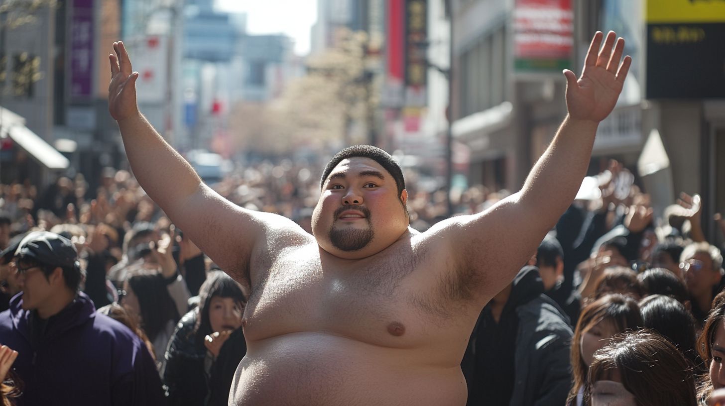 太った男　北海道　北見市　2025年02月28日　ガチムチ男画像