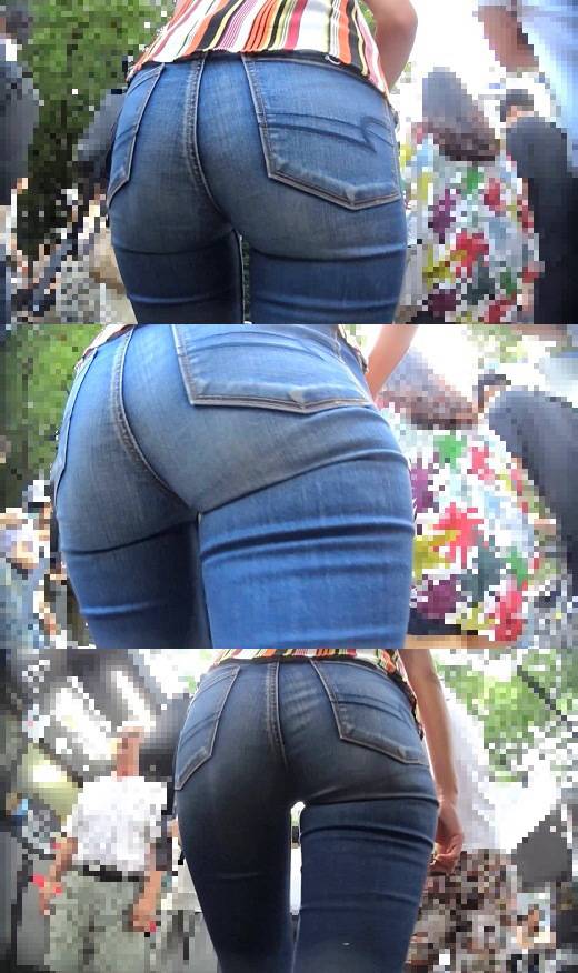 【FHD 60fps動画】ワイルド熟女のスキニージーンズ　サンプル画像3