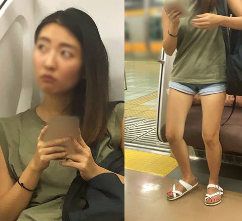 健康的な日焼け肌を露出した長身美人お姉さん（後編） サンプル画像