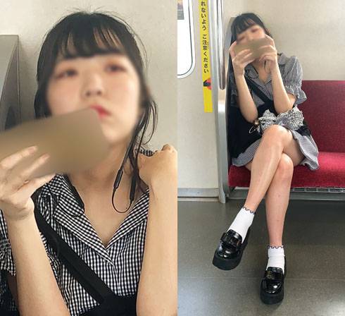 撮影に気付きながらも気付いていないふりをするアイドル顔の生脚女子大生(其の三) サンプル画像