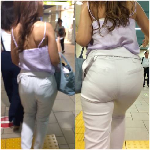 《第二弾・GOKU尻！！！》　No.723【何度も堪能したい柔尻！！！絶滅危惧種の黒GAL姉さんが魅せる着衣尻】 サンプル画像