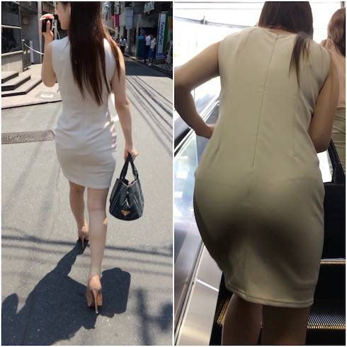《人気作品の再編集・珠玉のBODY！！！》 No.746【超エロいで超エロいファッションをする超美女の着衣尻】 サンプル画像
