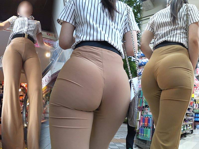 【フルHD 超高画質】肉感ムチムチのクビレ美尻お姉さん!!下半身裸レベルのえげつないケツに興奮すること間違い無し!! サンプル画像