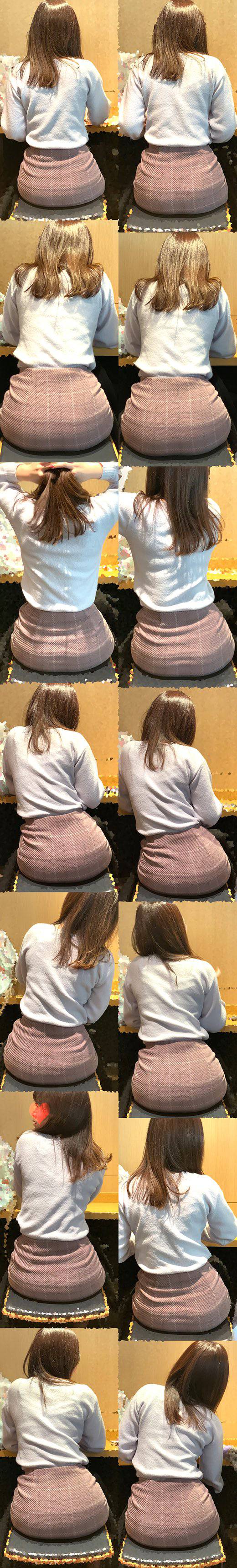ピチピチタイトスカート17_ムチムチ巨尻を思いっきり突き出しす極エロお姉さん♪　サンプル画像1