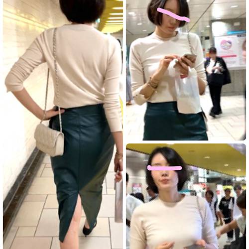 【芸能人シリーズ!】これはヤバイ!本上ま〇み似の高身長エロ尻とムッチリエロデカケツを拝む!【363】 サンプル画像