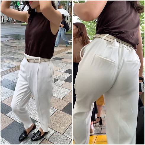 《初》《超美女のワキ見たくないですか?》 No.760【ワキも良いが、お尻の揺れも最高レベル!!!Tバック着用の美女をご堪能あれ サンプル画像