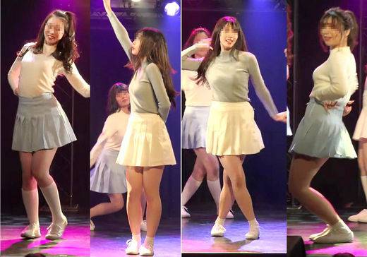 ダンス姿が可愛い女子達　サンプル画像1