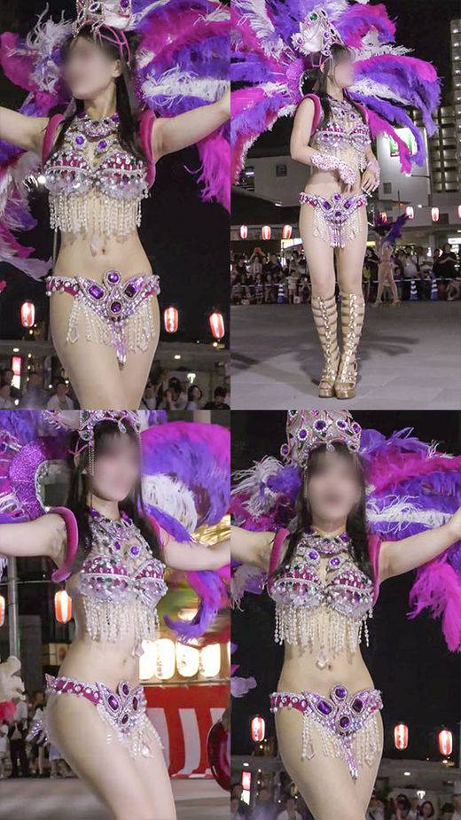 アイドル並みに超可愛い美白美人のセクシーサンバダンサー　サンプル画像1