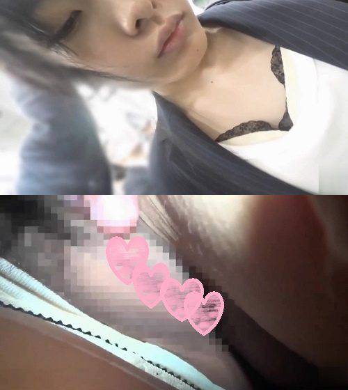 電車で生マン痴漢9 乳首もアソコも触られてる美人OLさん サンプル画像