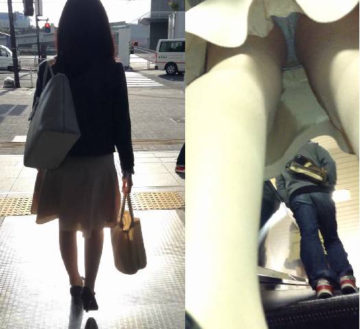 某通販サイト勤務美人受付嬢パンティ盗撮 サンプル画像