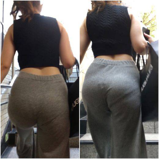 《Day2・芸能人？？？級美女の着衣尻》 No.827【魅了された！美女のパンティーラインとおっぱい】　サンプル画像2