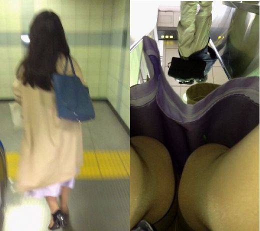 クールビューティーOLさんパンティ盗撮　サンプル画像2