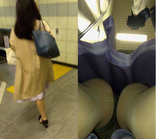 クールビューティーOLさんパンティ盗撮　サンプル画像3