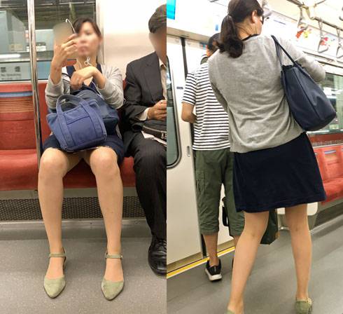 無防備に脚を開いて座る警戒心がない長身お姉さん(後編) サンプル画像