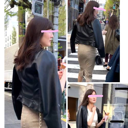 【芸能人シリーズ！】天海裕希　似の長身スレンダー美女！淫乱すぎるエロボディの歩行と肉尻を振る！【377】 サンプル画像