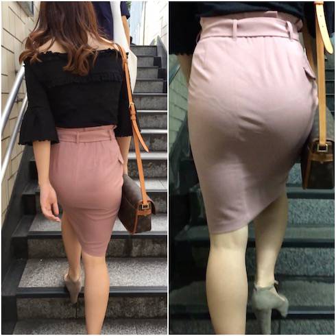 《人気作品の再編集・２名》 No.847【肉感エロBODYのGAL着衣尻】 サンプル画像